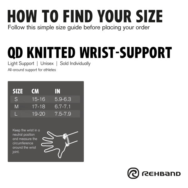 Rehband QD Wrist & Thumb Support 1.5mm