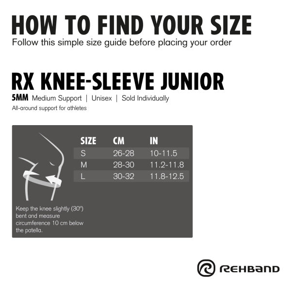 Rehband RX Knee Sleeve Jr 5mm