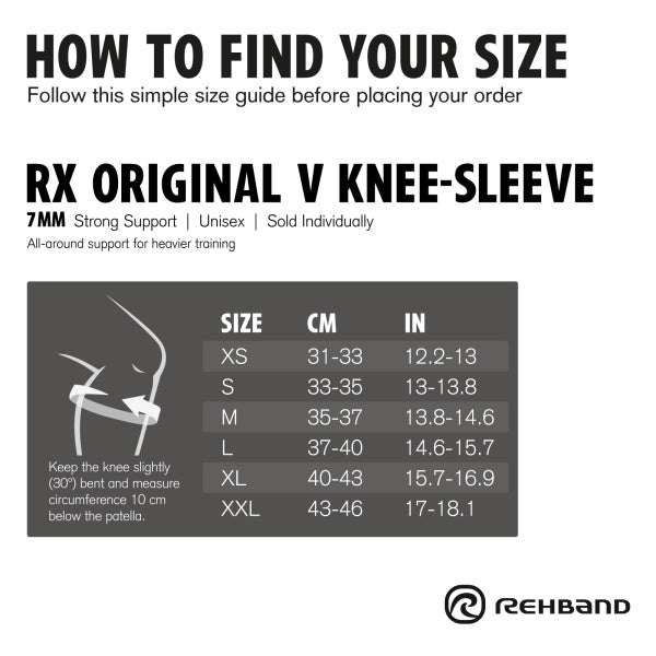 RX Original V Knee Sleeve 7mm