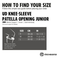 UD Knee Sleeve Patella Open Jr 5mm