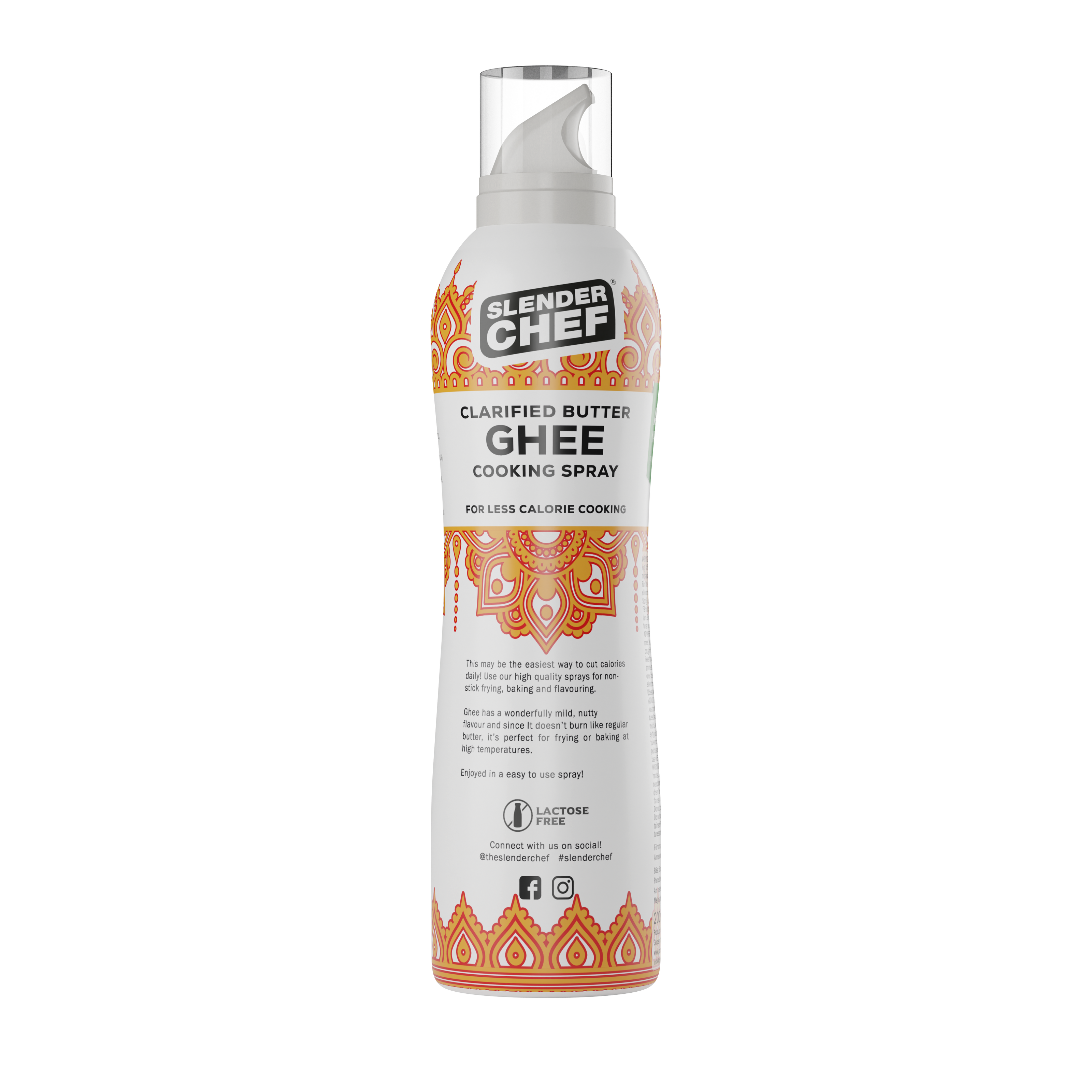 Slender Chef Clarified Butter Ghee Cooking Spray - 200ml
