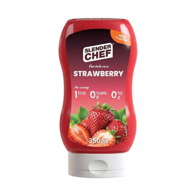 Slender Chef Kalorisnål Chokladsås 350 ml Strawberry Syrup