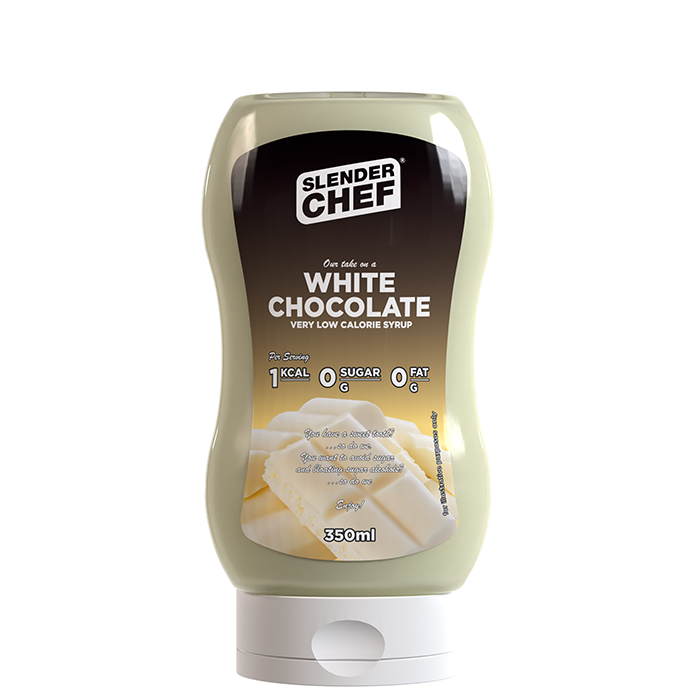 Slender Chef Kalorisnål Chokladsås 350 ml White Chocolate