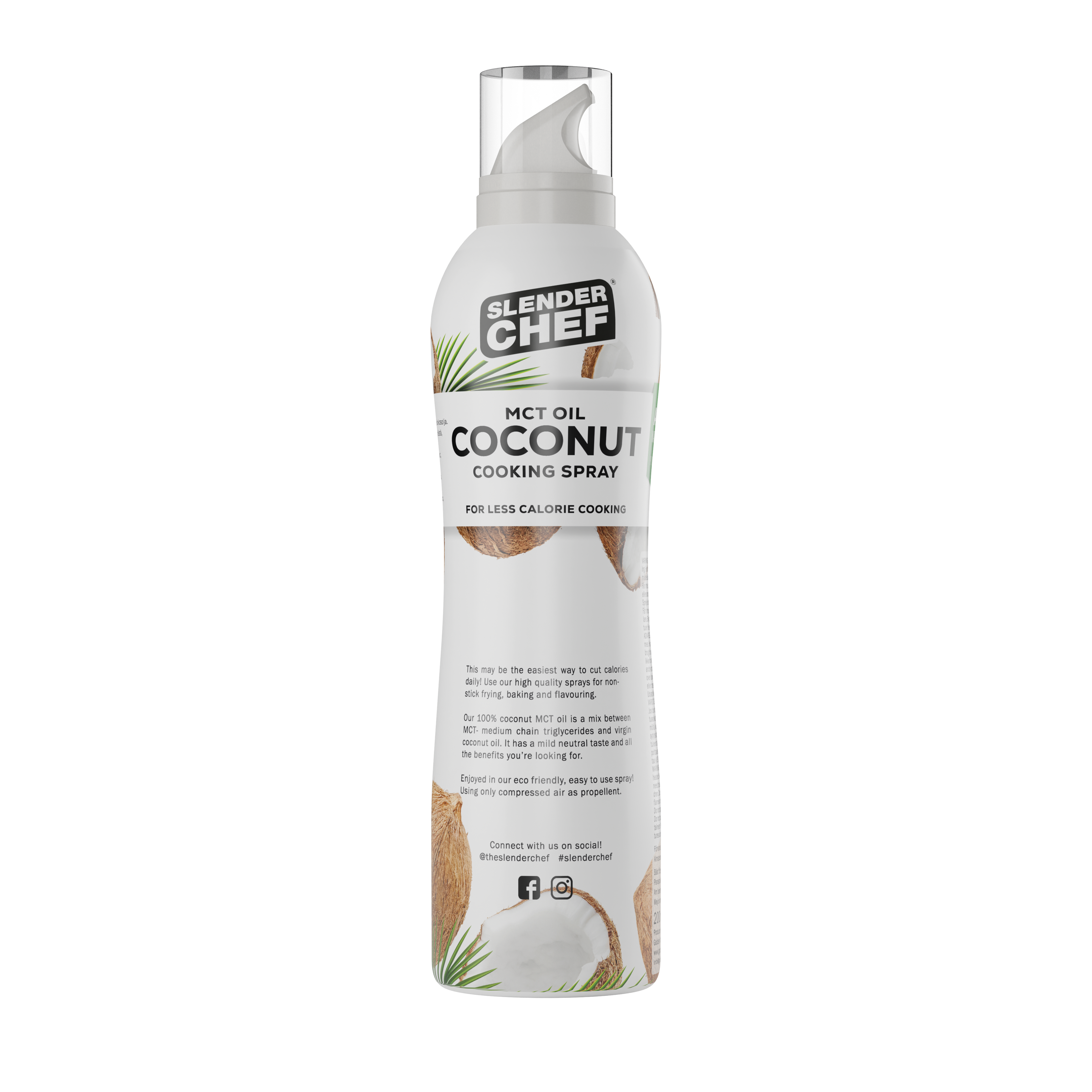 Slender Chef MCT Coconut Oil Cooking Spray - 200ml