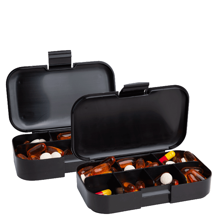 Smartshake DC Comics Pill Box Organizer, 2-pack