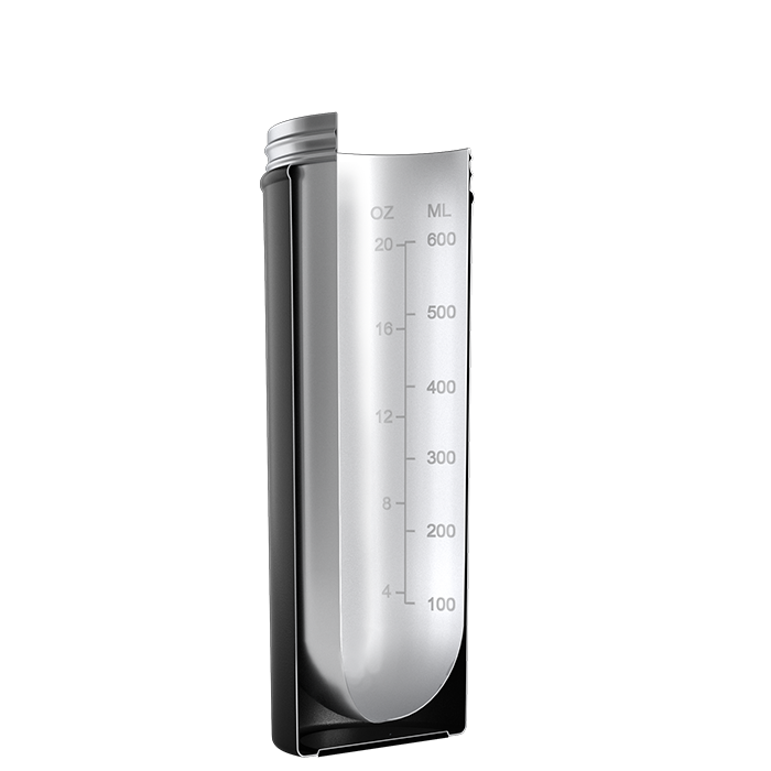 Smartshake Insulated Steel Shaker Svart 750 ml