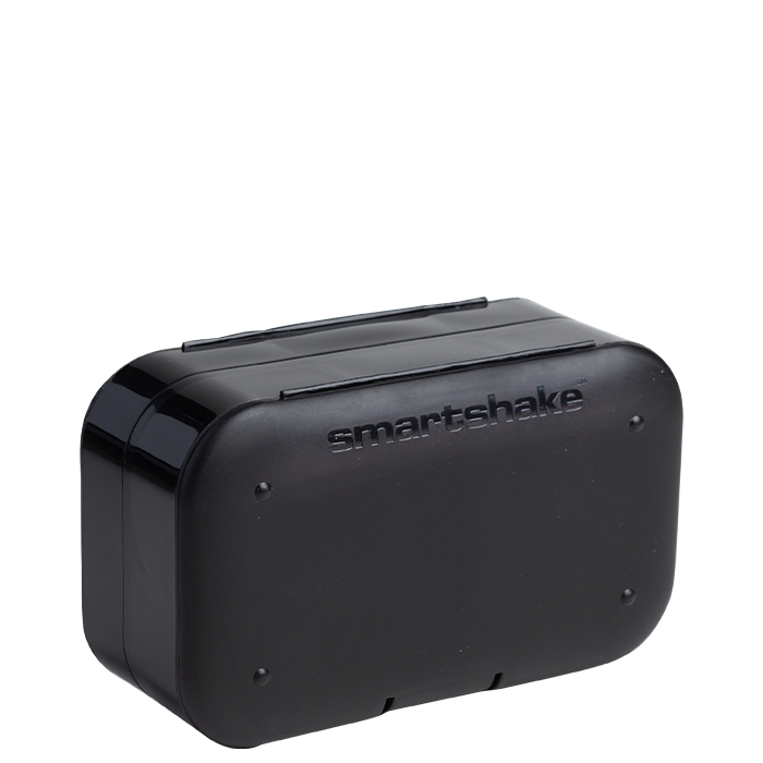 Smartshake Pill Box Organizer 2-pack Svart