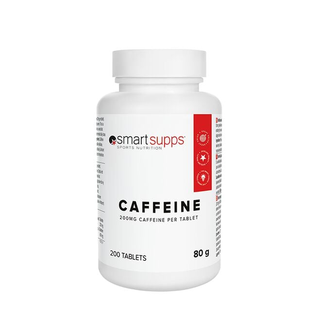 SmartSupps Caffeine 200mg Koffeintabletter 200 Kapslar