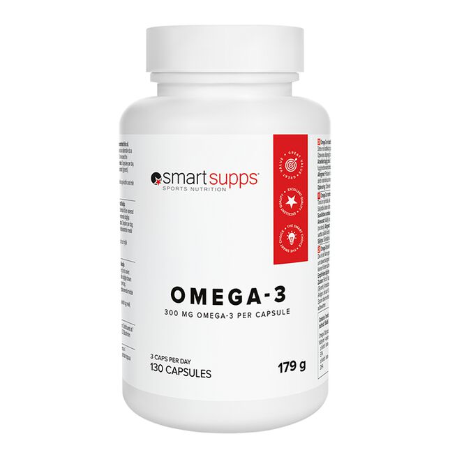 SmartSupps Omega-3 130 kapslar