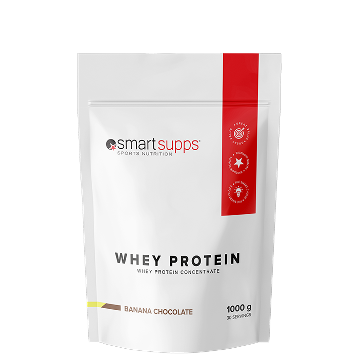 SmartSupps Vassleprotein 1 kg Chocolate Banana