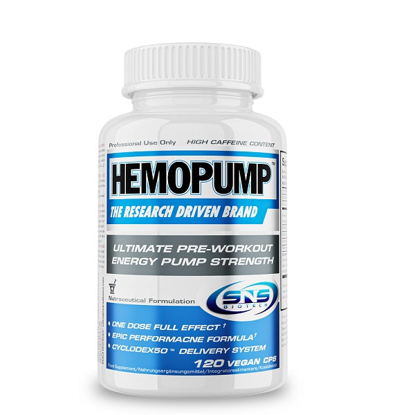 SNS Biotech HemoPUMP - 120 caps