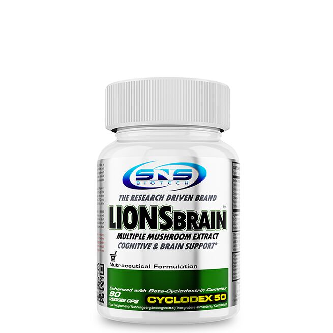 SNS Biotech LionsBrain Svampextrakt 90 kapslar