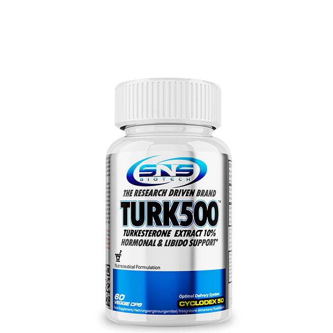 SNS Biotech Turk500 Turkesterone 10% 60 kapslar