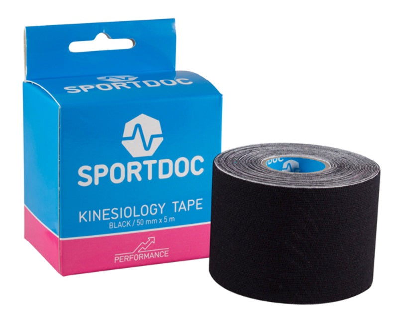 Sportdoc Kinesiotejp Svart