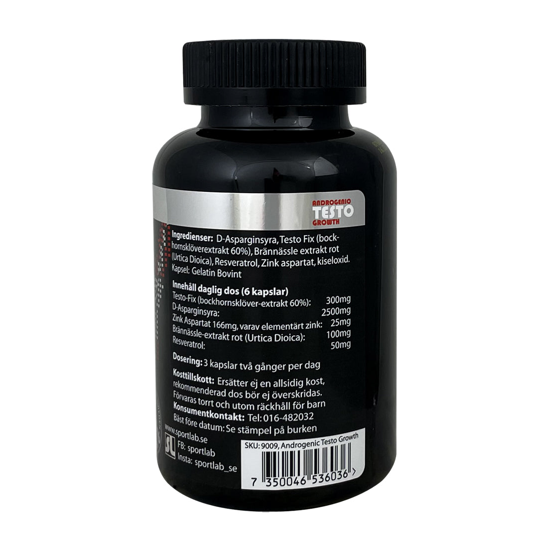 Sportlab Testo Growth, 120 Kapslar