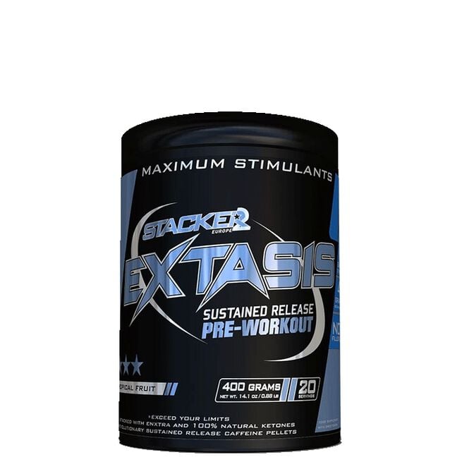 STACKER2 Europe Extasis Pre Workout 20 portioner Tropical Fruit