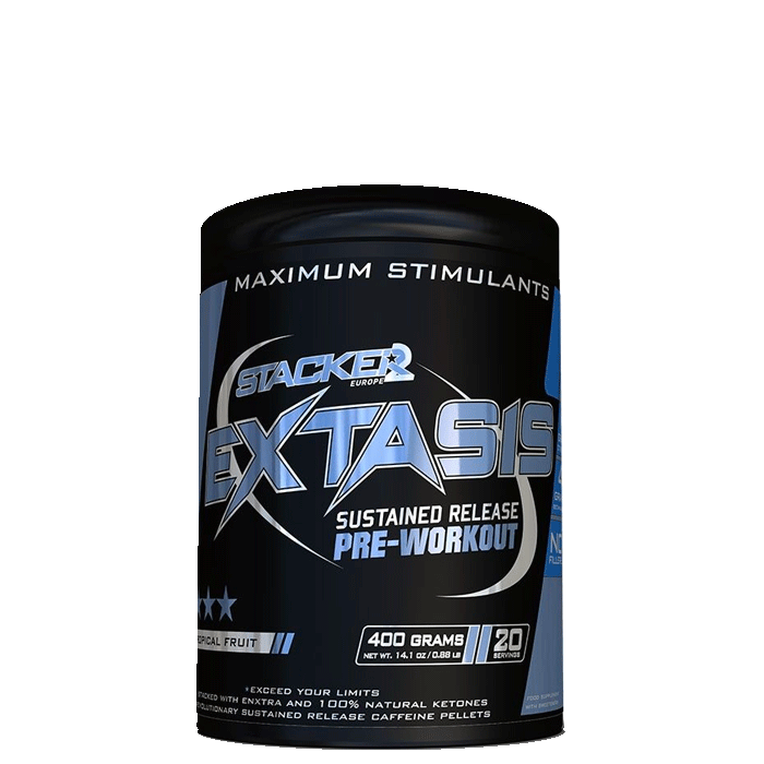 STACKER2 Europe Extasis Pre Workout 20 portioner Tropical Fruit