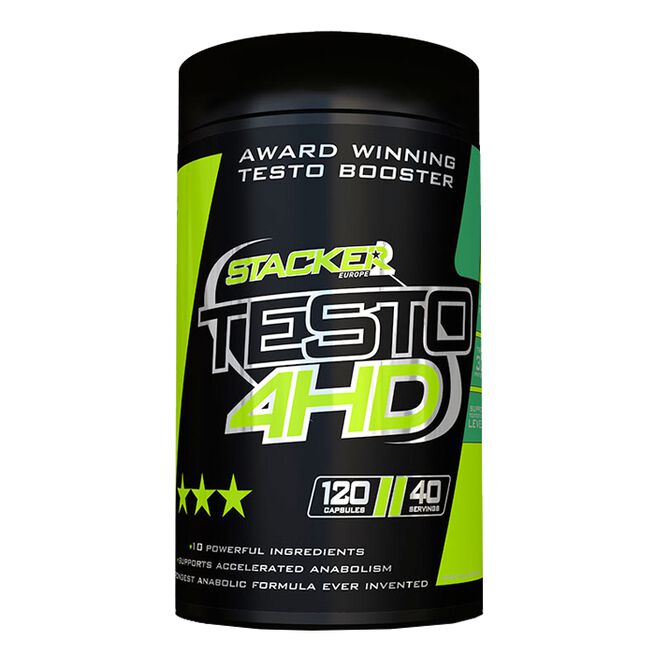 STACKER2 Europe Testo 4-HD Tribulus Terrestris 120 Kapslar