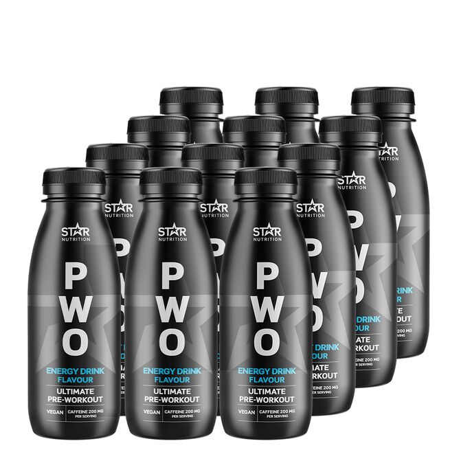 Star Nutrition 12 x PWO Drink 330 ml Energy flavour