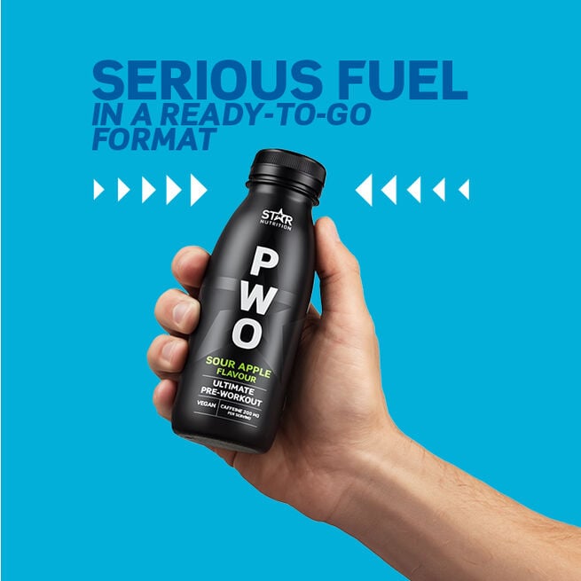 Star Nutrition 12 x PWO Drink 330 ml Sour Apple