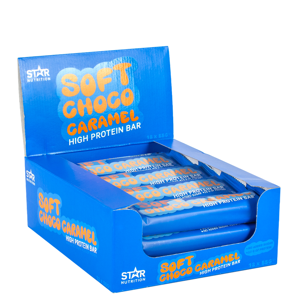 Star Nutrition 12 x Soft Proteinbar 55 g Soft Choco Caramel