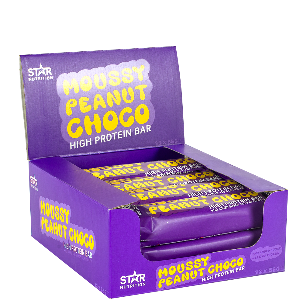 Star Nutrition 12 x Soft Proteinbar 55 g Moussy Peanut Choco