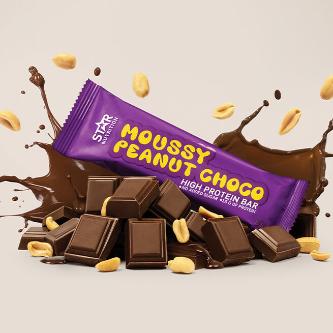 Star Nutrition 12 x Soft Proteinbar 55 g Moussy Peanut Choco