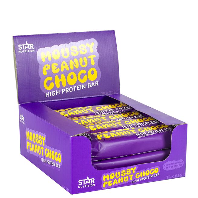 Star Nutrition 12 x Soft Proteinbar 55 g Moussy Peanut Choco