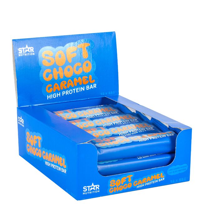 Star Nutrition 12 x Soft Proteinbar 55 g Soft Choco Caramel