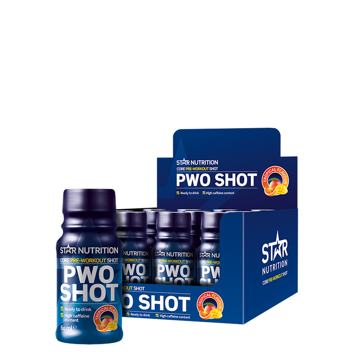 Star Nutrition 12 x Star Nutrition PWO Shot 60 ml Tropical