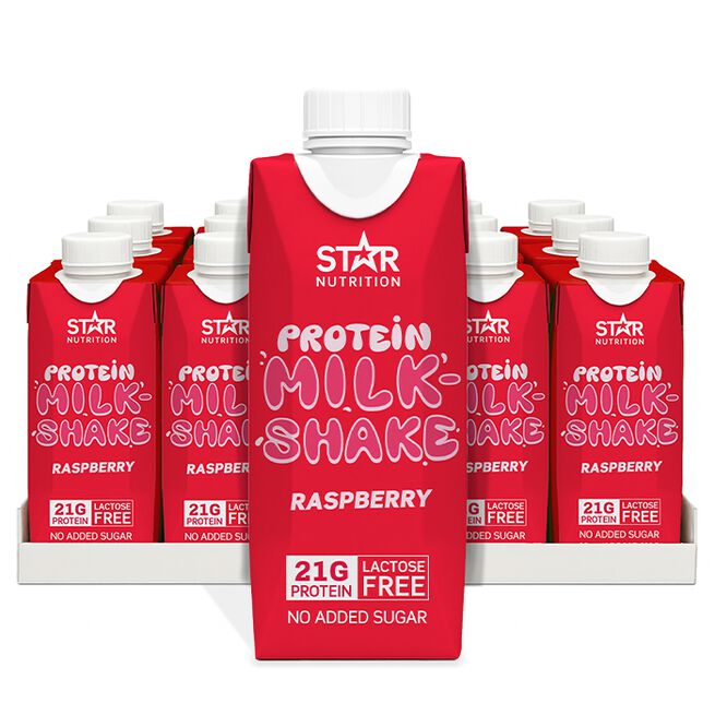 Star Nutrition 15 x Protein Milkshake 250 ml Raspberry
