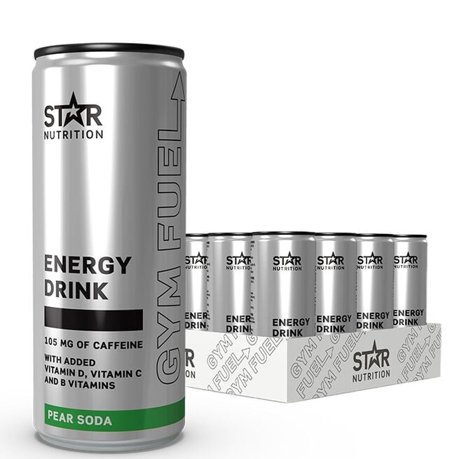 Star Nutrition 24 x Gym Fuel 330 ml Pear Soda