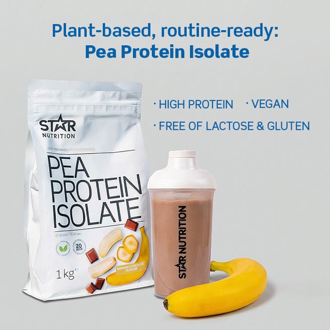 Star Nutrition Ärtproteinisolat 1 kg Banana Chocolate (NEW)