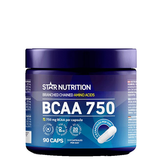 Star Nutrition BCAA 750 Kapslar 90 st
