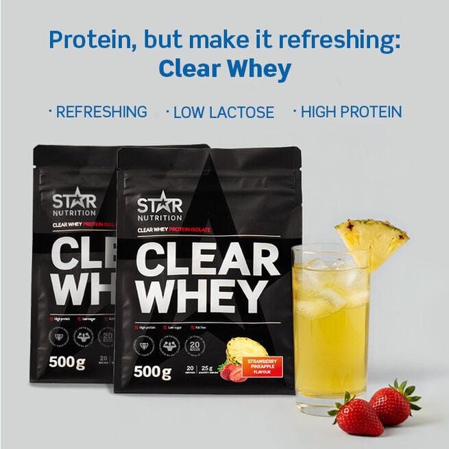 Star Nutrition Clear Whey Vassleprotein 500 g
