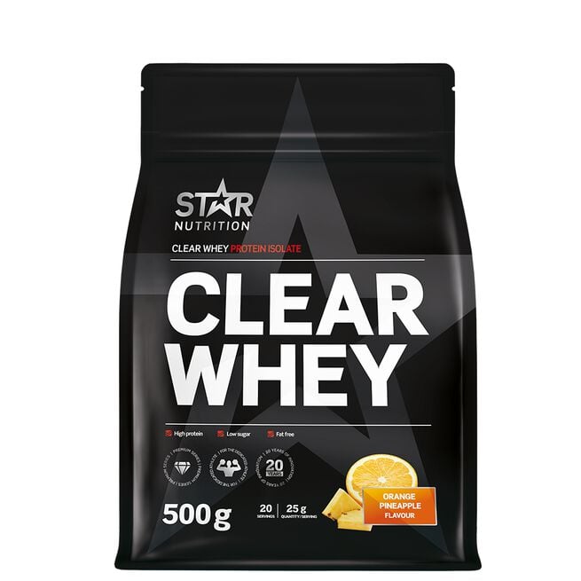 Star Nutrition Clear Whey Vassleprotein 500 g