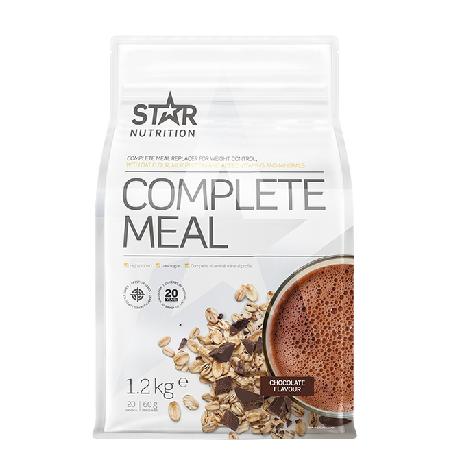 Star Nutrition Complete Meal Måltidsersättning 1,2 kg Chocolate