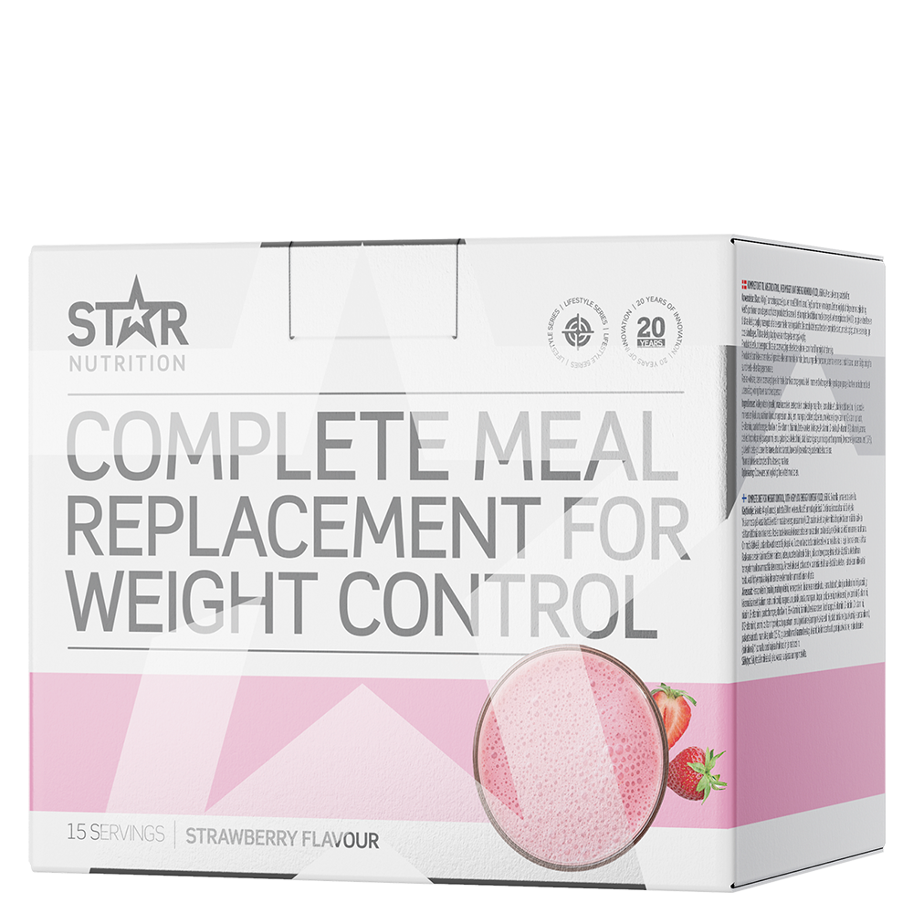 Star Nutrition Complete Meal Måltidsersättning Viktkontroll 15 portioner Jordgubb