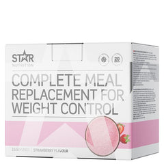 Star Nutrition Complete Meal Måltidsersättning Viktkontroll 15 portioner Jordgubb