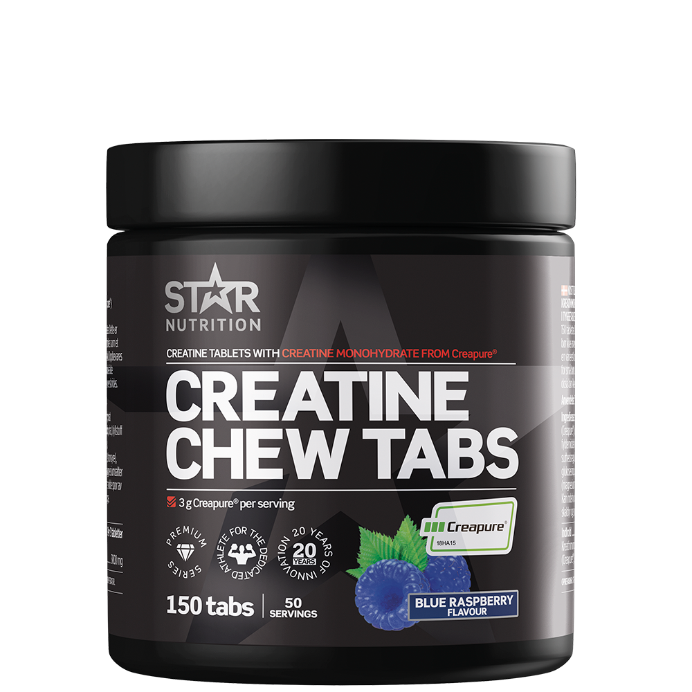 Star Nutrition Creatine Chew Tabs, 150 tabs Blue Raspberry