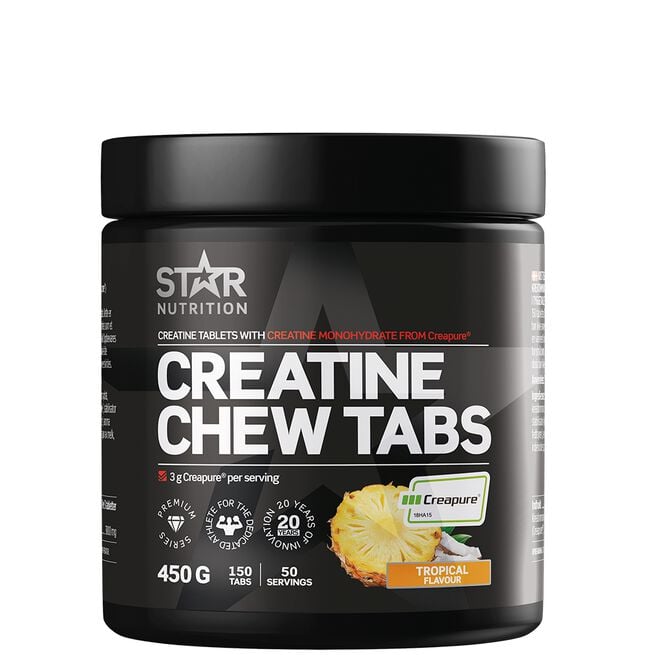 Star Nutrition Creatine Chew Tabs, 150 tabs