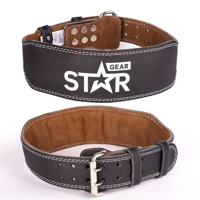 Star Nutrition Gear Lyftarbälte Läder Svart