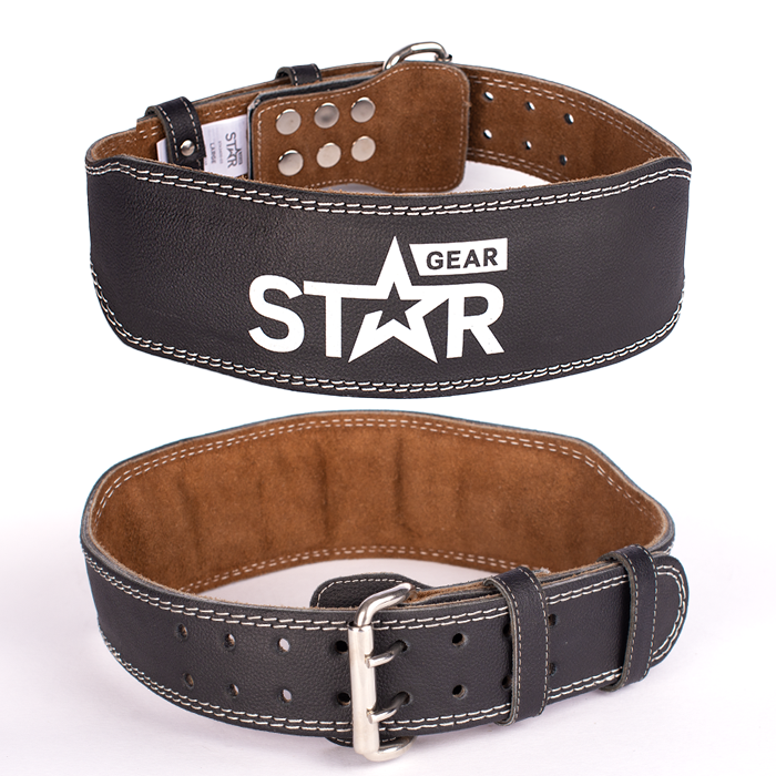 Star Nutrition Gear Lyftarbälte Läder Svart