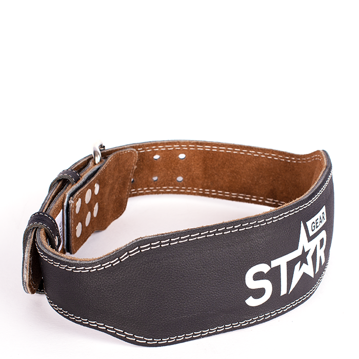 Star Nutrition Gear Lyftarbälte Läder Svart