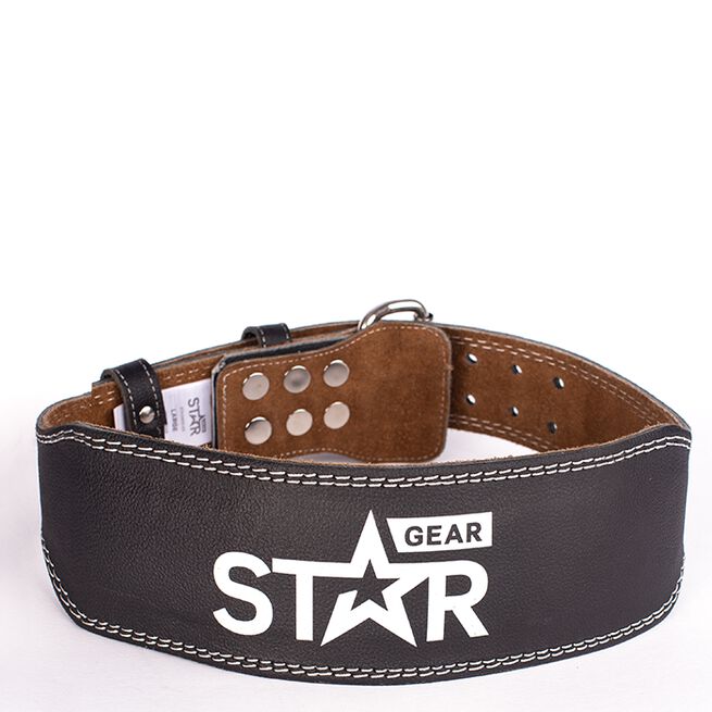 Star Nutrition Gear Lyftarbälte Läder Svart Small