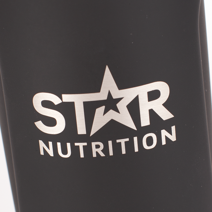 Star Nutrition Gear Stainless Steel Shaker Svart 900 ml