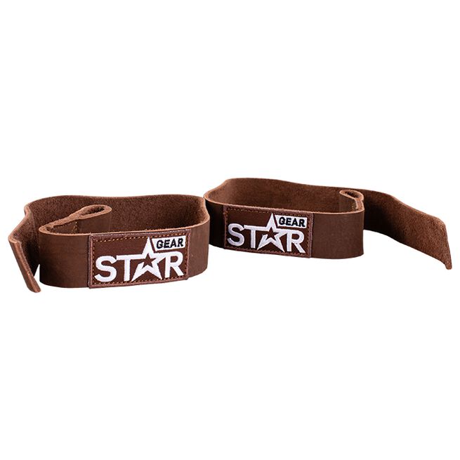 Star Nutrition Gear Star Gear Lifting Straps Läder