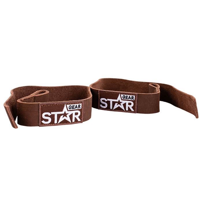 Star Nutrition Gear Star Gear Lifting Straps Läder