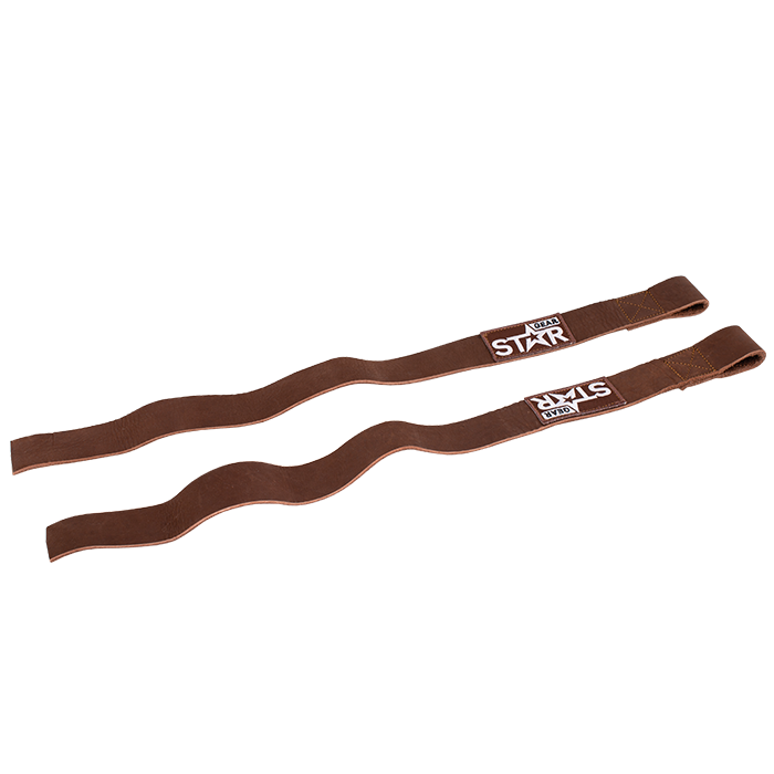 Star Nutrition Gear Star Gear Lifting Straps Läder
