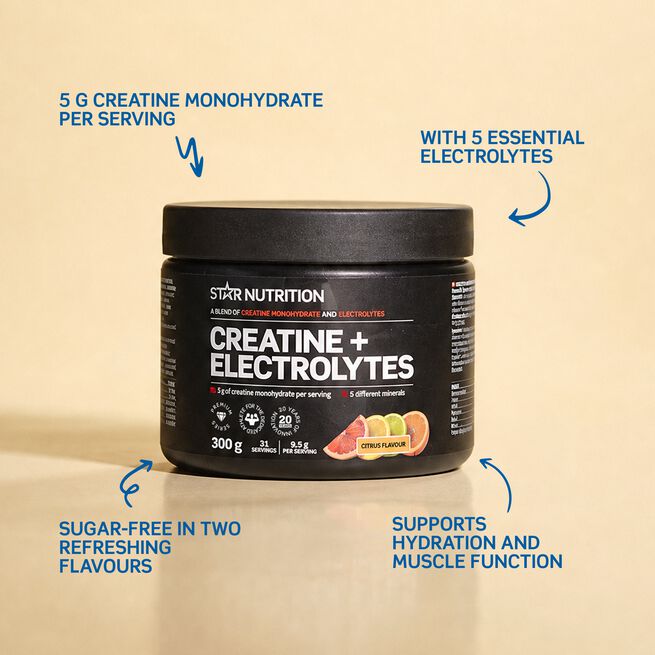 Star Nutrition Kreatin + Elektrolyter 300 g